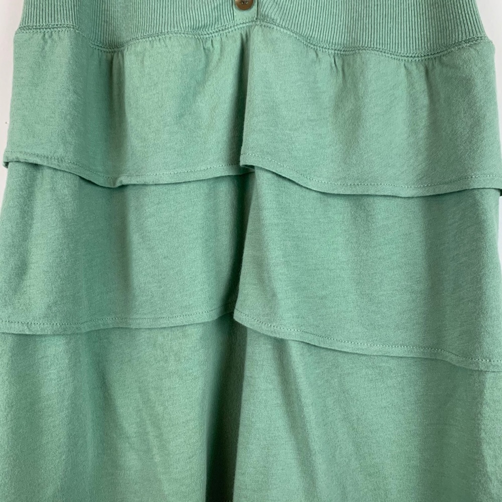 Old Navy‎ Teal Tiered Ruffle Tank Top Sz Small - Picture 5 of 5